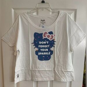 Sanrio x Megology Hello Kitty Women's Size Small Don't Forget Your Sparkle Shirt
